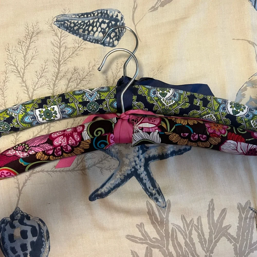 2 Padded Vera Bradley Hangers